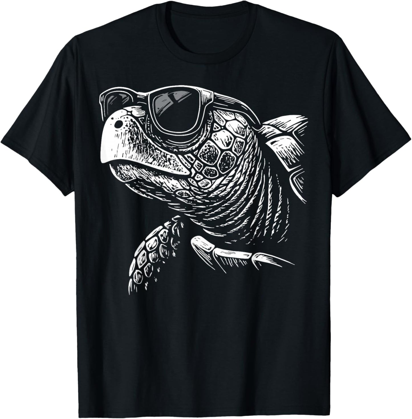 Turtle Sunglasses T-Shirt - T-Shirt | Black