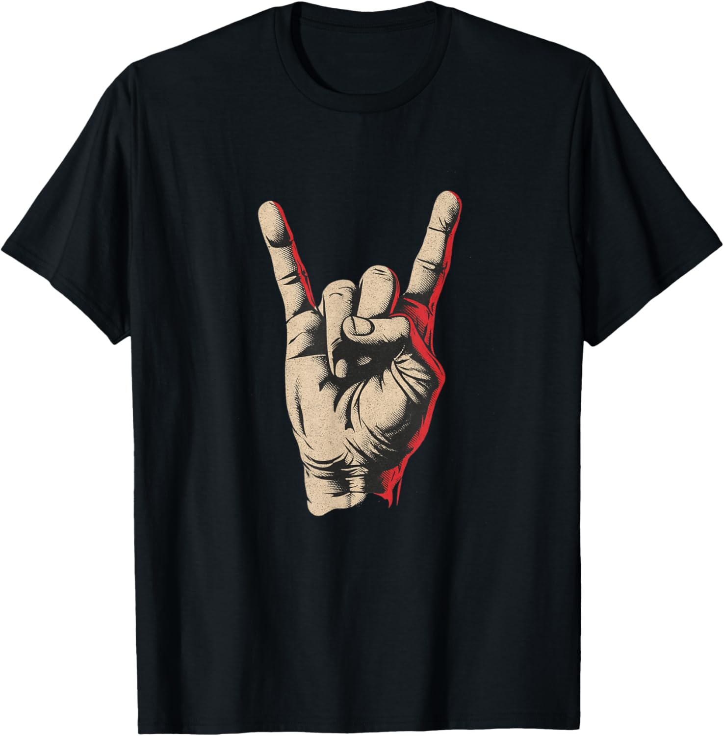 Awesome Rock'n Roll Sign Costume for Boys and Girls T-Shirt - T-Shirt | Black