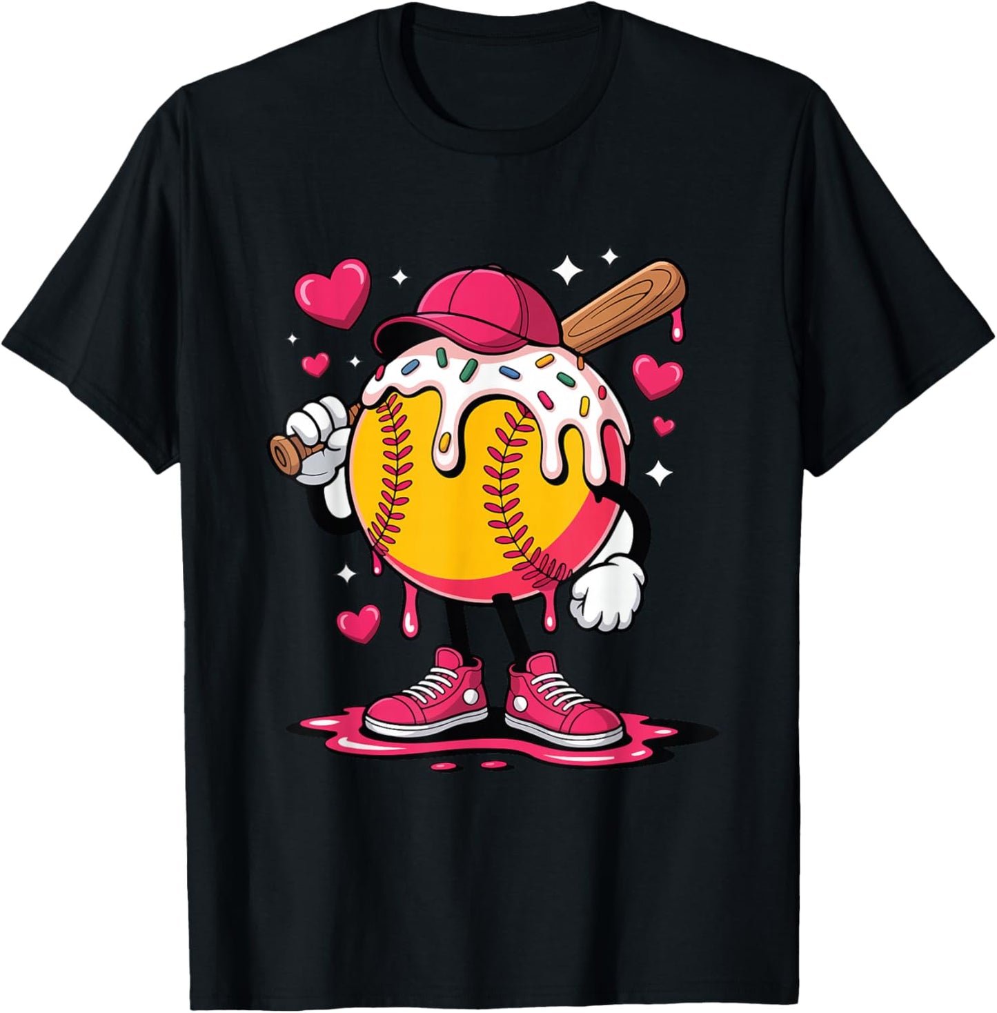 Youth Boy Girl Valentine T-Shirt - T-Shirt | Black