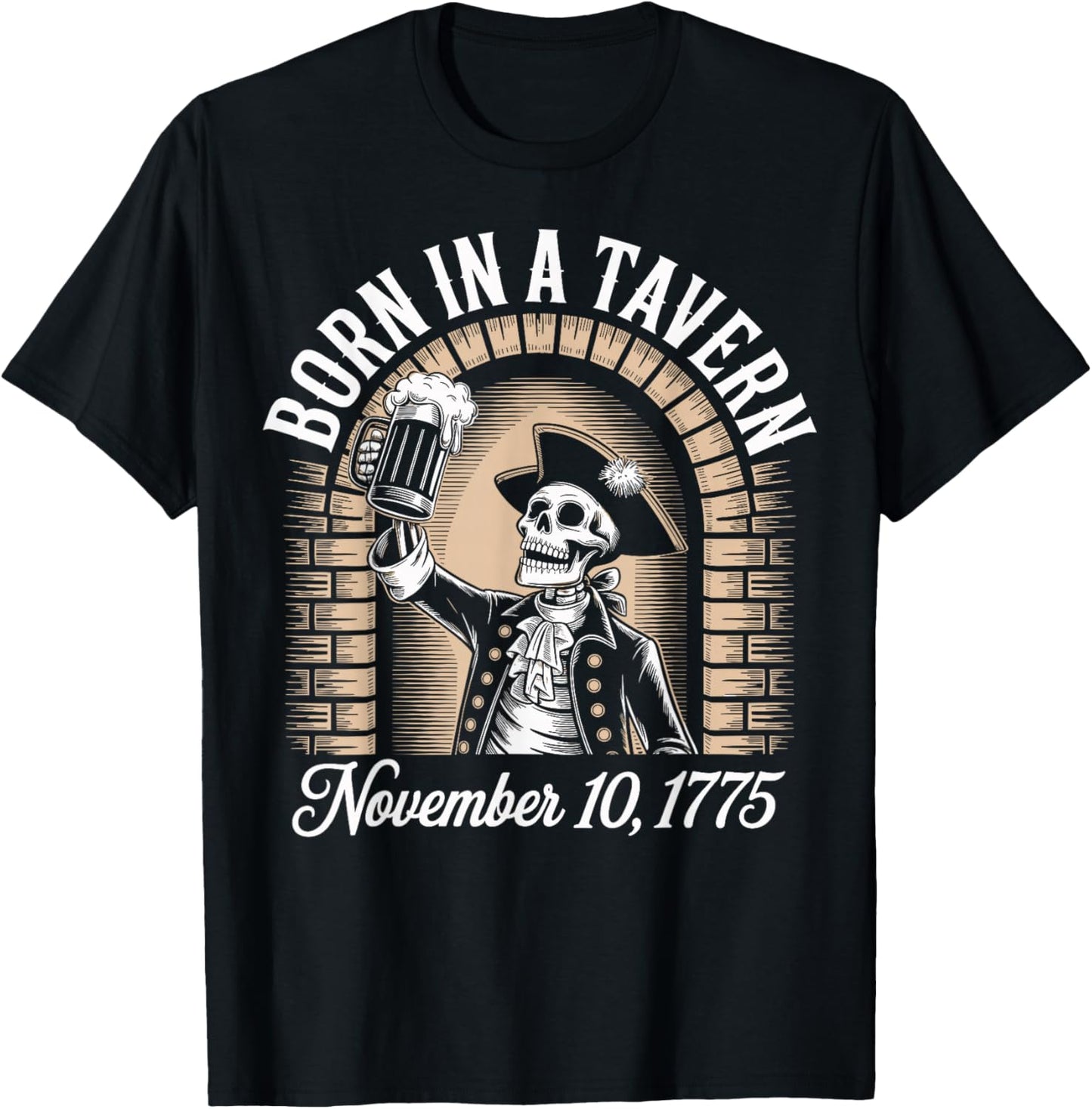 Born Tavern 1775 T-Shirt - T-Shirt | Black