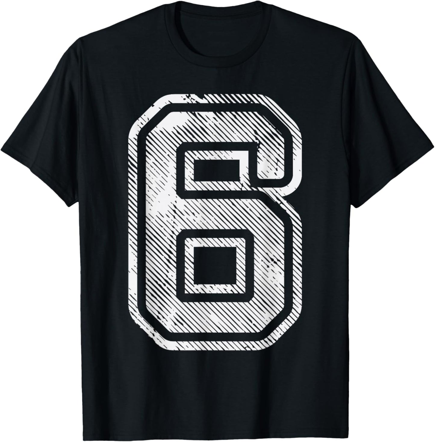 Number 6 Funny Matching 67 Meme Halloween 6th Birthday Kids T-Shirt - T-Shirt | Black