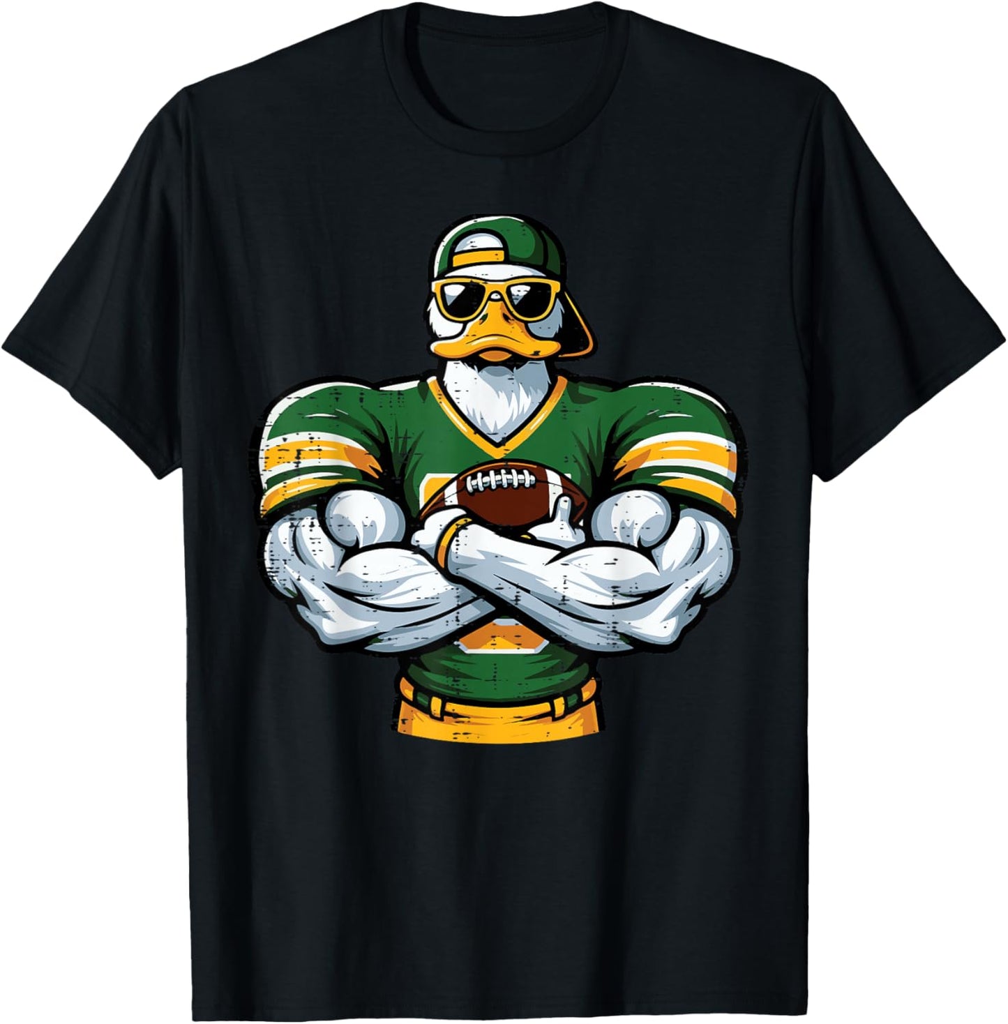 Duck Sunglasses Men Women Boys Girls Kids Youth Teen T-Shirt - T-Shirt | Black