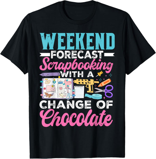 Funny Scrapbooking Art Crafting Lover Crafter T-Shirt - T-Shirt | Black