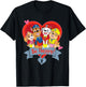 Paw Patrol Valentine's Day Be Happy Heart Group T-Shirt - T-Shirt | Black