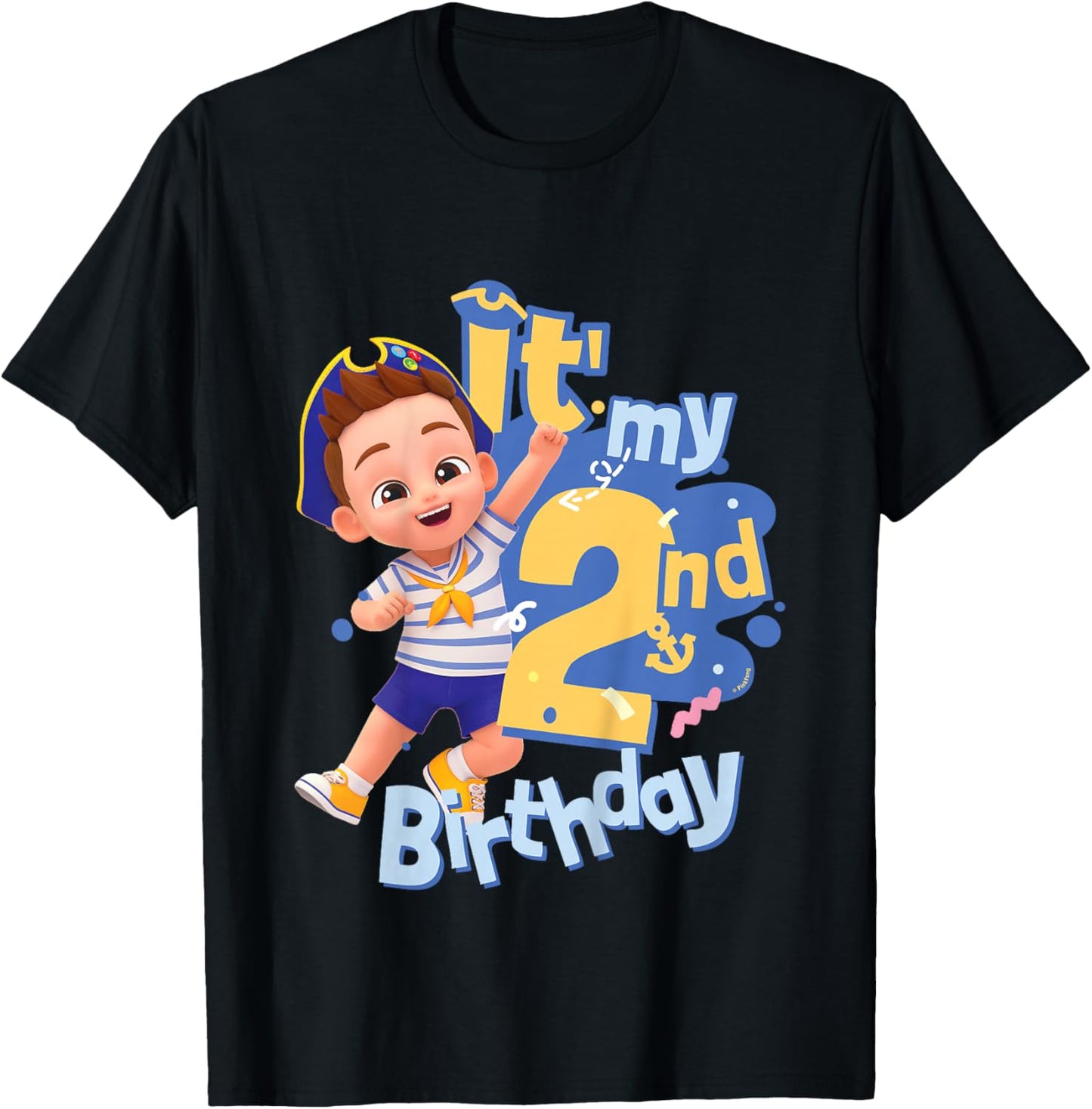 Bebefinn Brody It' My 2nd Birthday Boy Kids T-Shirt - T-Shirt | Black