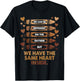 Black History Month We Have Same Heart Inside Teacher Kids T-Shirt - T-Shirt | Black