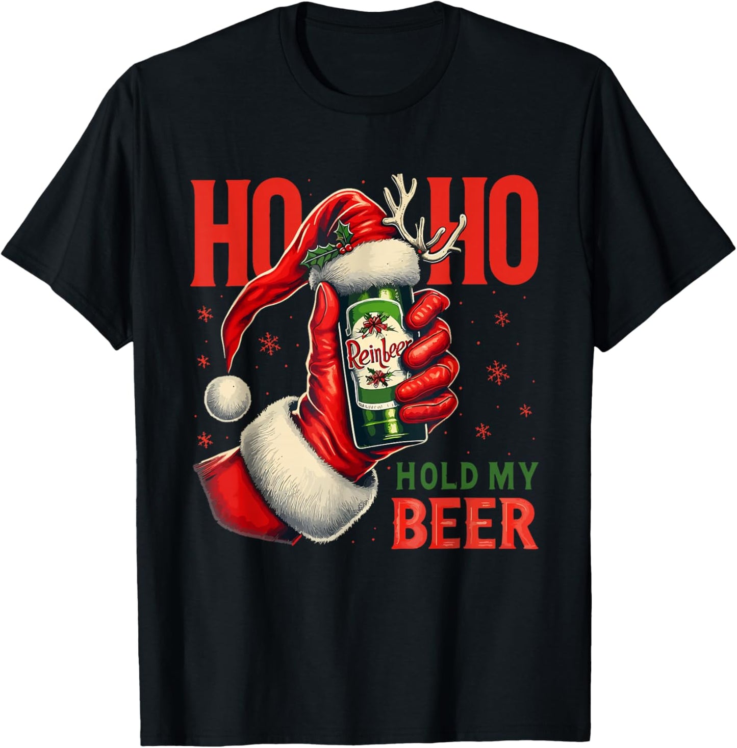 Christmas Beer T-Shirt - T-Shirt | Black