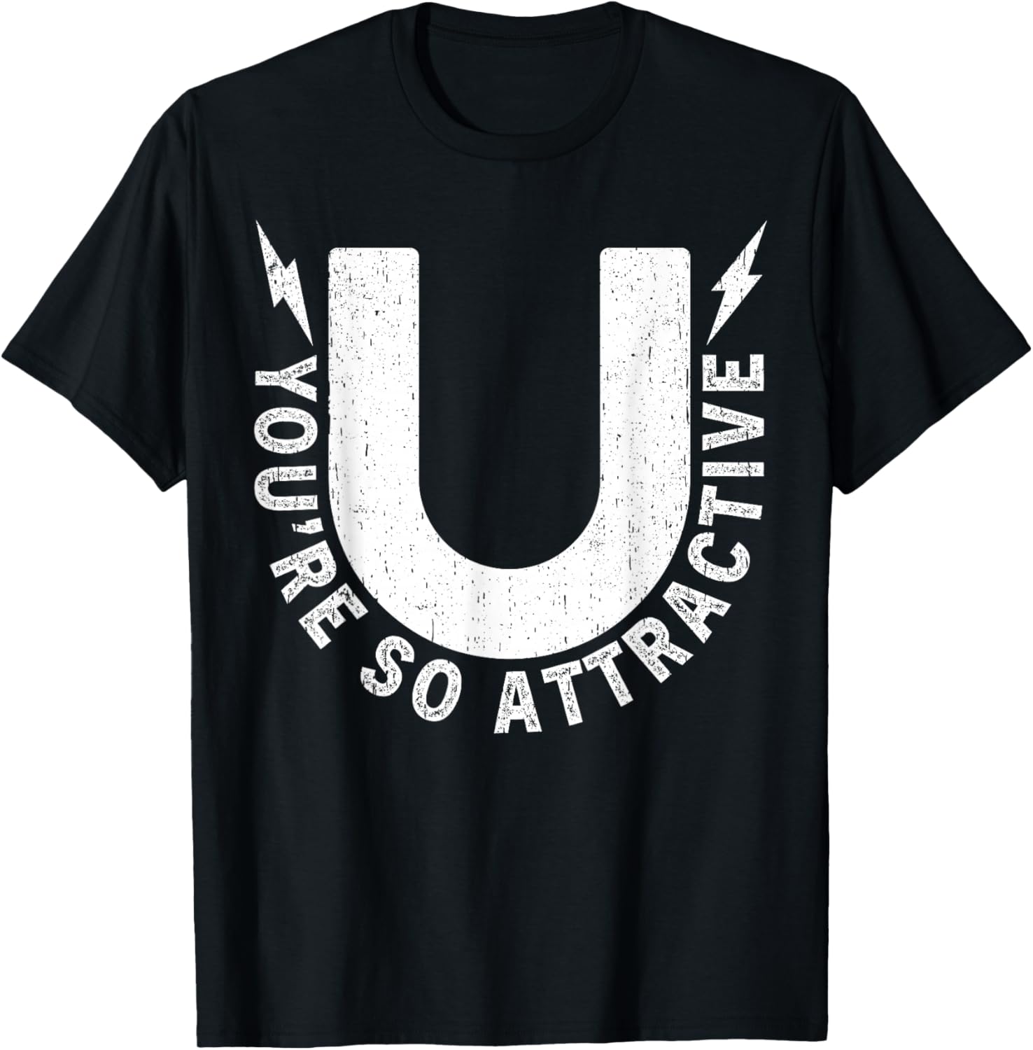 Youre So Attractive Magnet Physics Nerd Humor T-Shirt - T-Shirt | Black