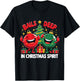 Balls Deep in Christmas Spirit Funny Ornament T-Shirt - T-Shirt | Black