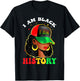 I Am Black History Women Girl Black History Month Juneteenth T-Shirt - T-Shirt | Black