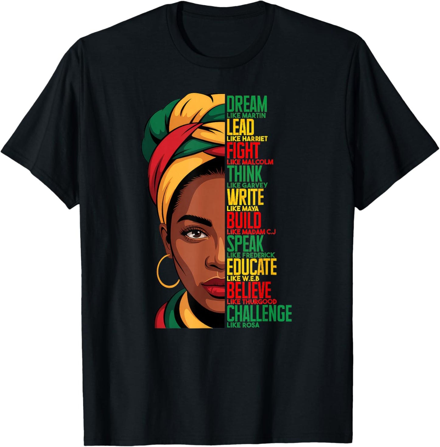 Black History Month Dream Like Martin T-Shirt - T-Shirt | Black