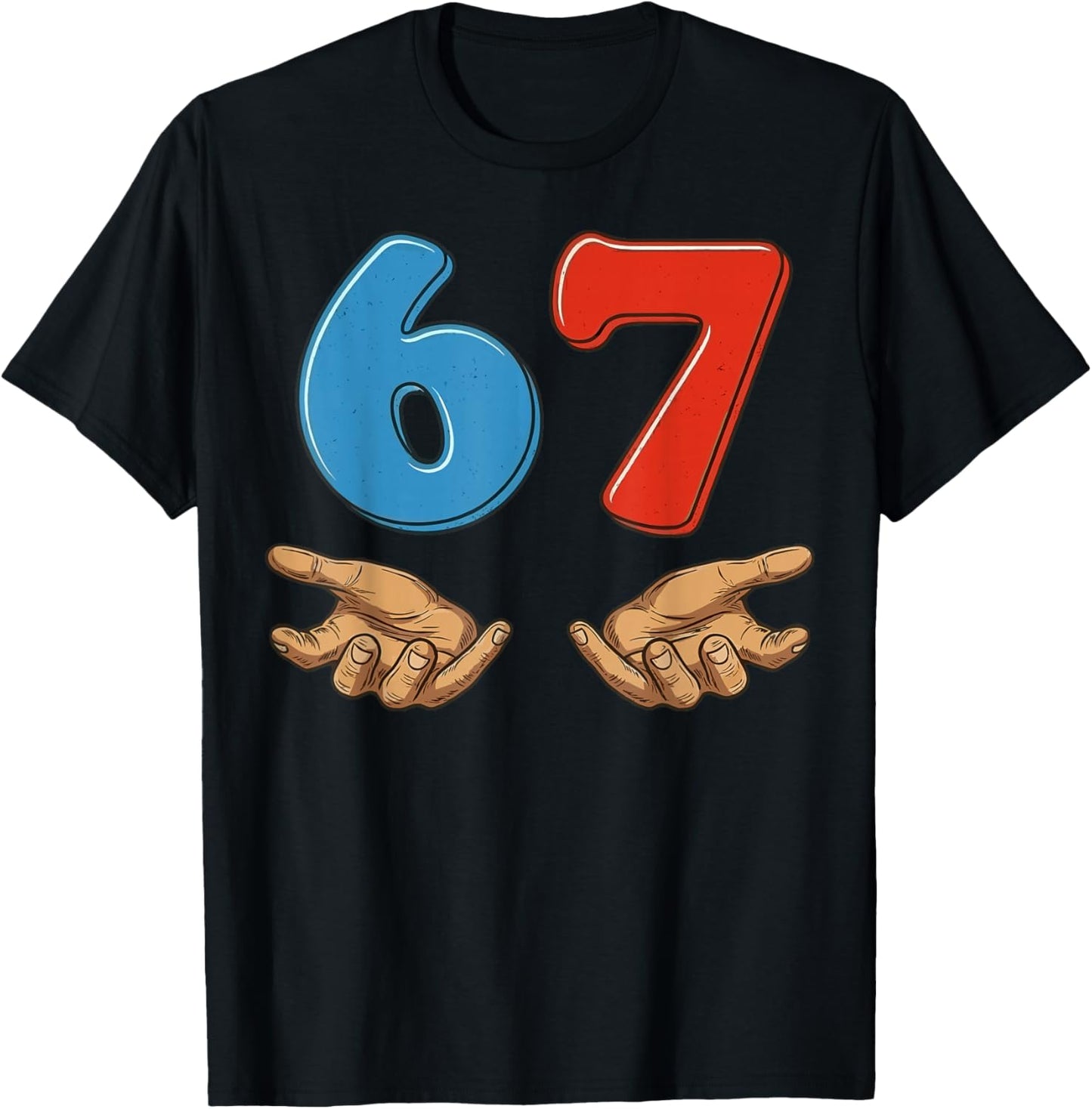 67 Six Seven T-Shirt - T-Shirt | Black