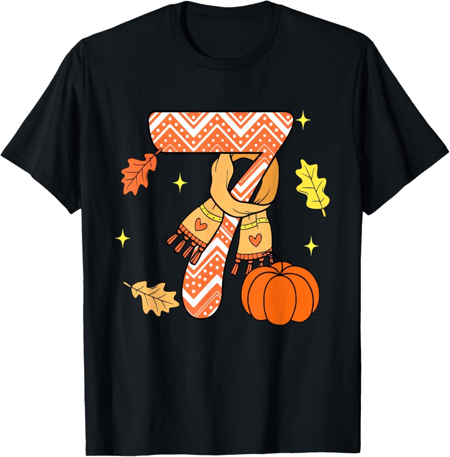 67 Fall Autumn Pumpkin Meme Funny Six Seven T-Shirt - T-Shirt | Black