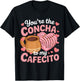 Mexican Valentine's Day You're The Concha to My Cafecito T-Shirt - T-Shirt | Black