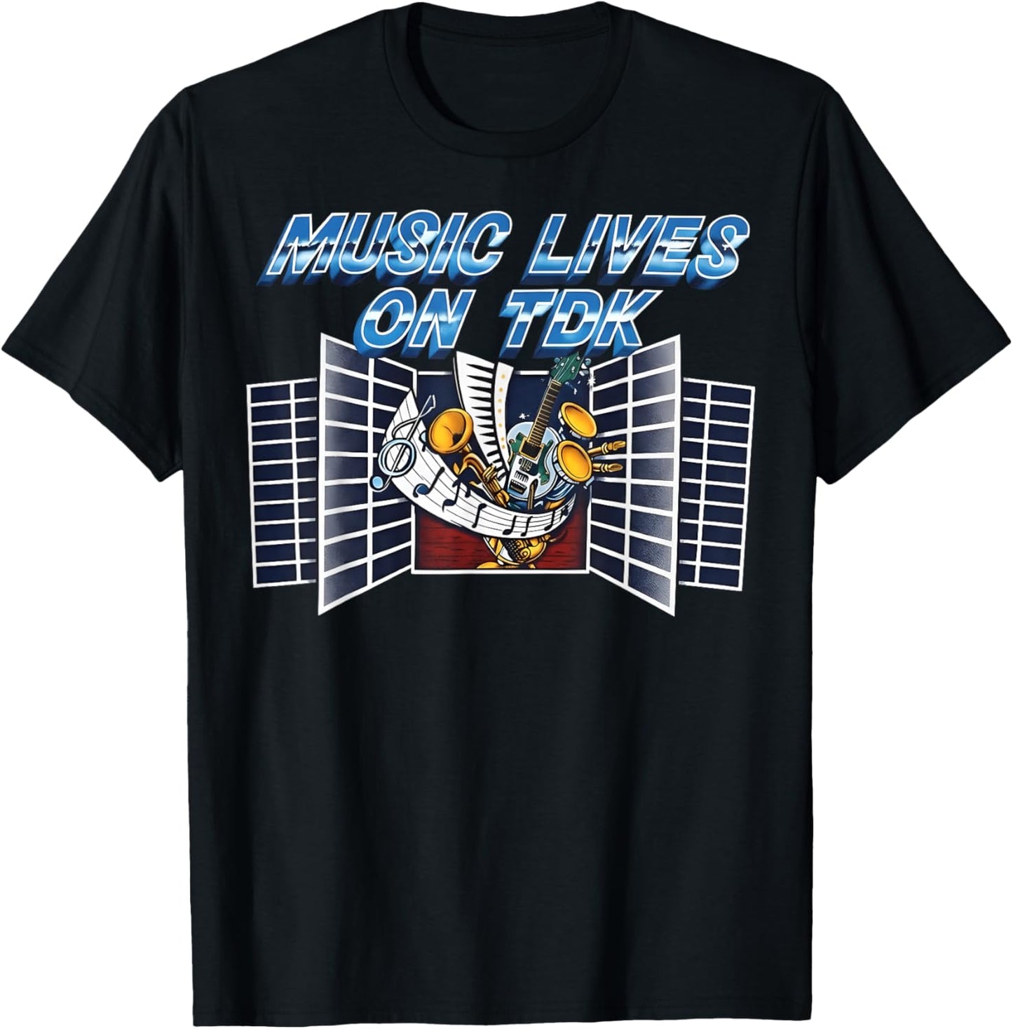 Vintage 80s TDK T-Shirt - T-Shirt | Black