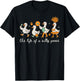 The Life of a Silly Goose Funny Trendy Meme Show Girl T-Shirt - T-Shirt | Black