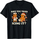 Have You Tried Icing It Gingerbread Christmas T-Shirt - T-Shirt | Black