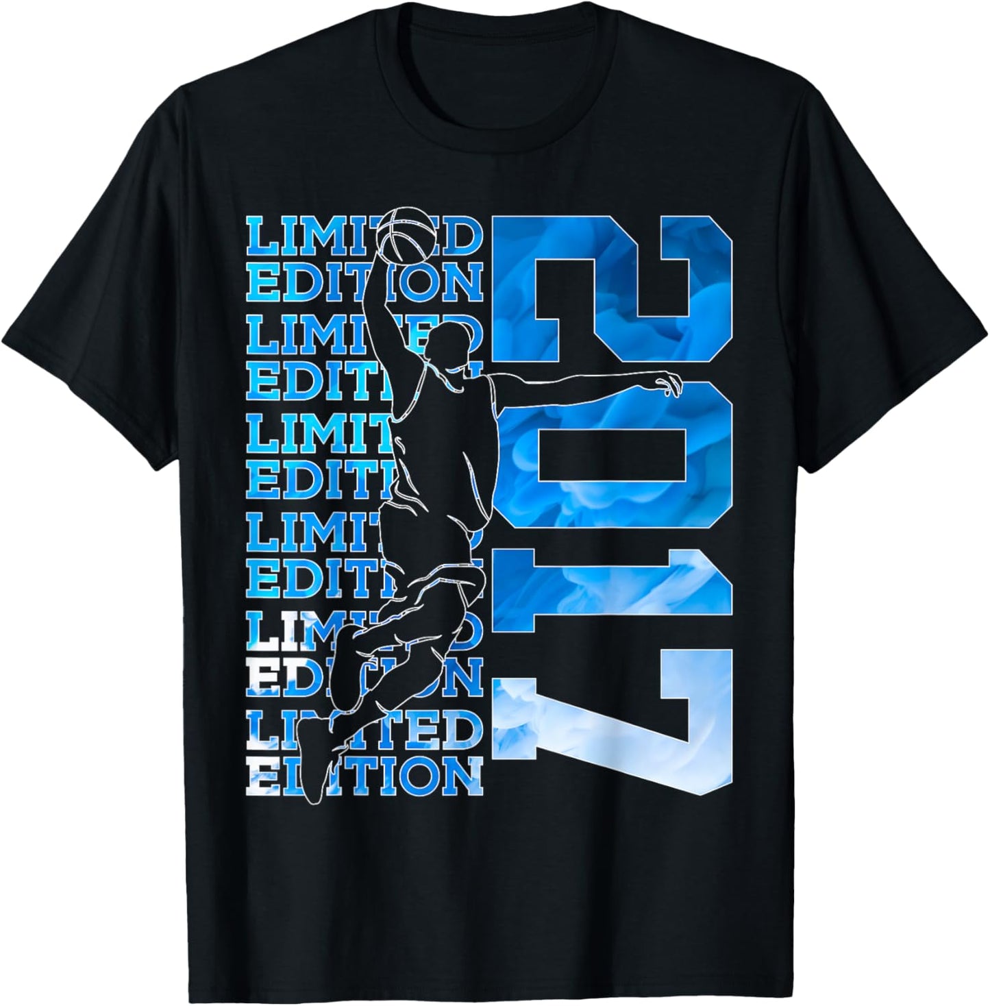 Limited Edition 2017 Basketball 9TH Birthday T-Shirt - T-Shirt | Black
