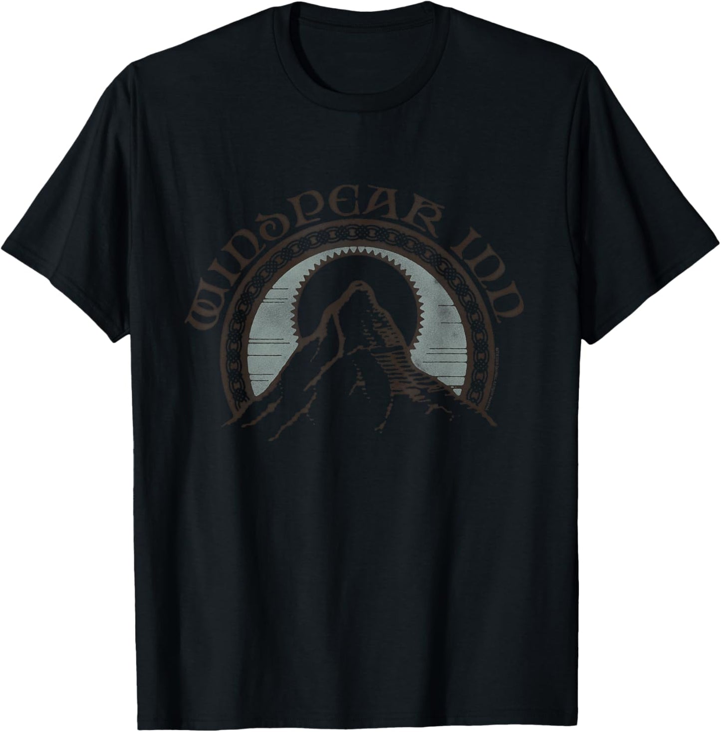 Windpeak Inn Dawnstar Sign Logo Video Game T-Shirt - T-Shirt | Black