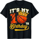 It's My 10 Year Old 10th Birthday Double Digits Basketball T-Shirt - T-Shirt | Black