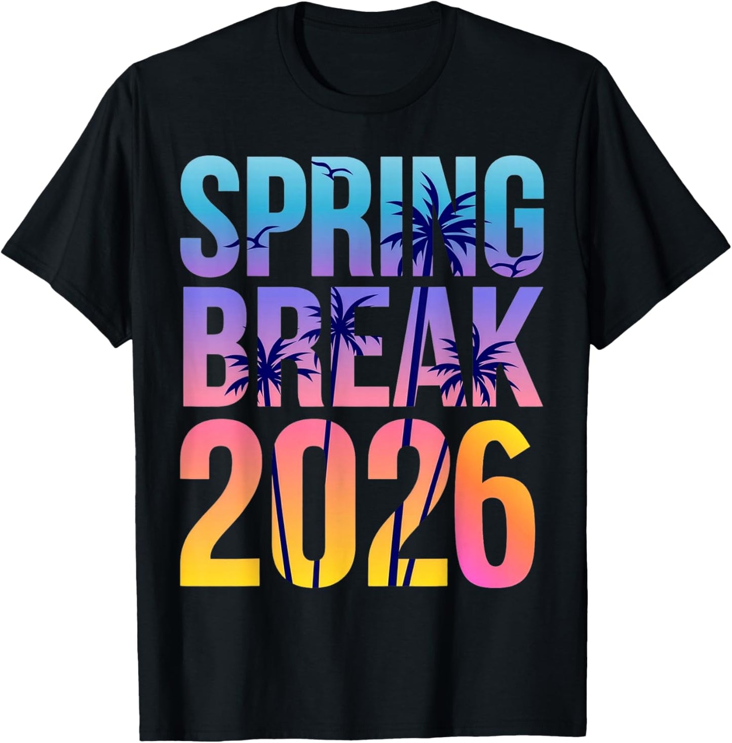 Tie Dye Spring Break Cruise Crew 2026 Family Summer Vacation T-Shirt - T-Shirt | Black