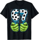 Soccer 67 Six Seven Funny 6 7 Meme Drip Kids T-Shirt - T-Shirt | Black