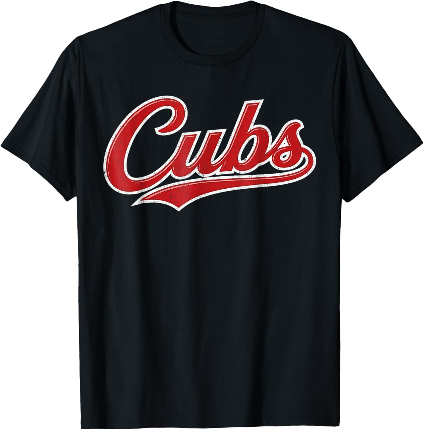 Vintage Cubs Gifts Women Boys Girls Kids T-Shirt - T-Shirt | Black
