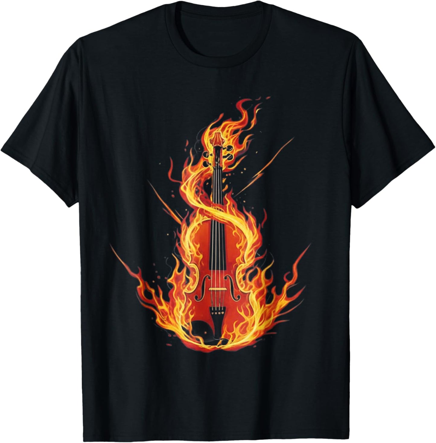 Violinist Music Violin Instrument Women Kids T-Shirt - T-Shirt | Black