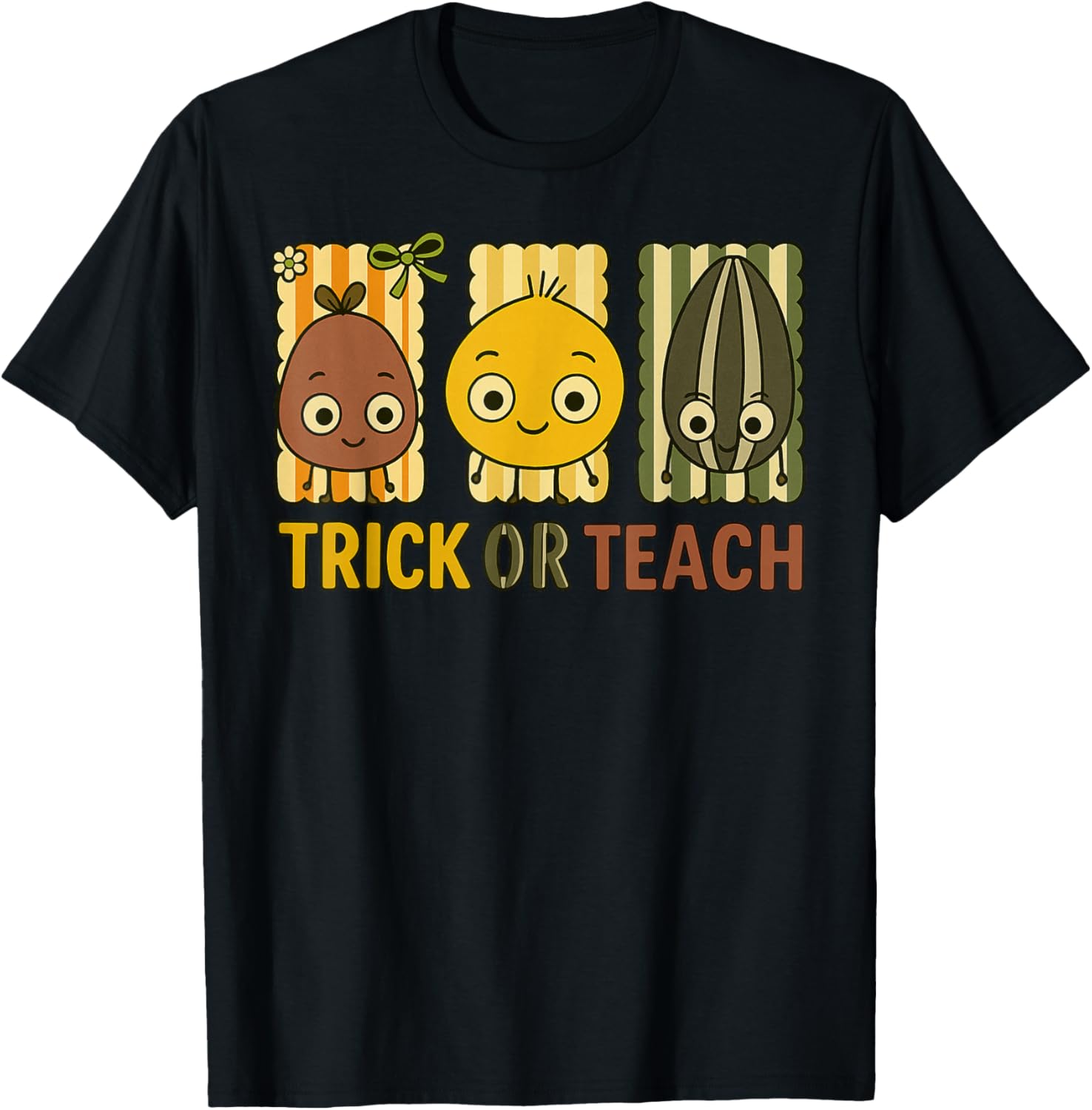 Trick Or Teach, The Bad Seed Halloween Costume T-Shirt - T-Shirt | Black