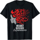 Heart Disease Awareness CHD Butterfly Heart Health T-Shirt - T-Shirt | Black