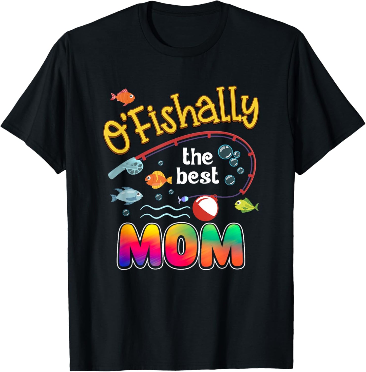 Ofishally The Best Mom of The Birthday Boy T-Shirt - T-Shirt | Black