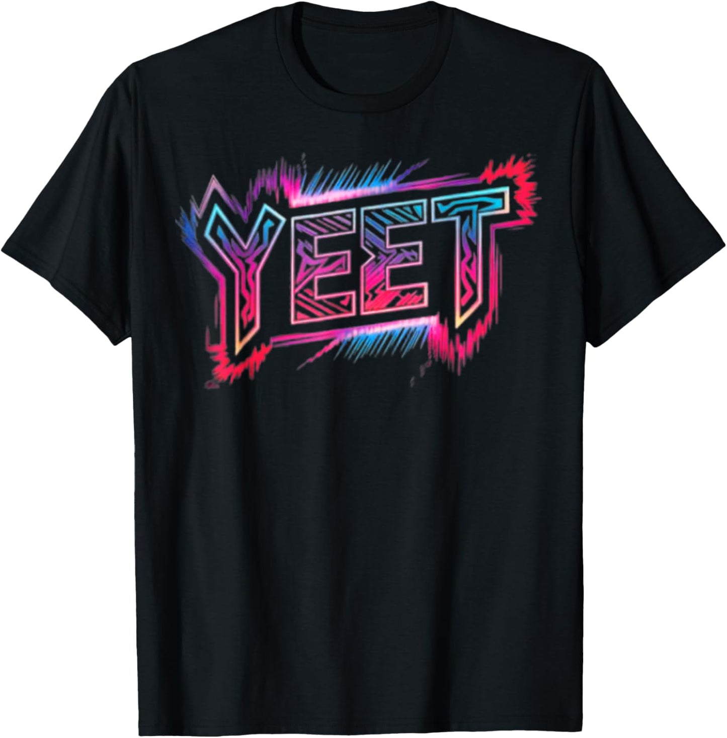 Vintage Yeet Apparel Funny Saying Men Women Kids T-Shirt - T-Shirt | Black