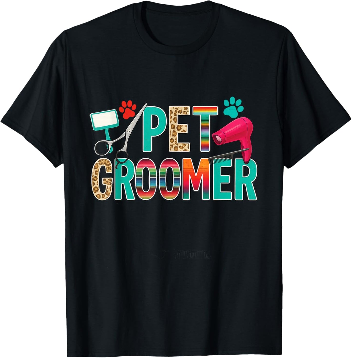 Pet Groomer Dog Groomer T-Shirt - T-Shirt | Black