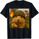 Funny Hamster Cute Meme Graphic T-Shirt - T-Shirt | Black