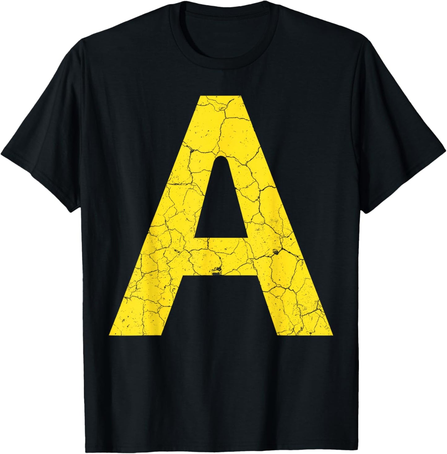 Halloween Letter A Alphabet Matching Costume Men Women Kids T-Shirt - T-Shirt | Black