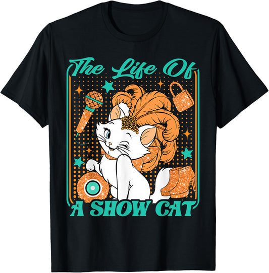Cute Cat Era Life of Showcat Cat Lover Country Music Concert T-Shirt - T-Shirt | Black