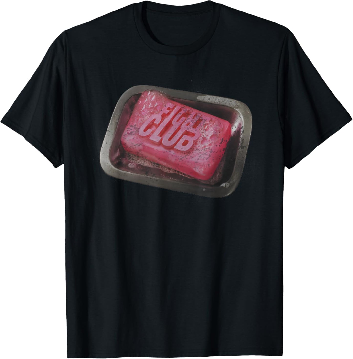 Fight Club Pink Soap Classic Movie T-Shirt - T-Shirt | Black