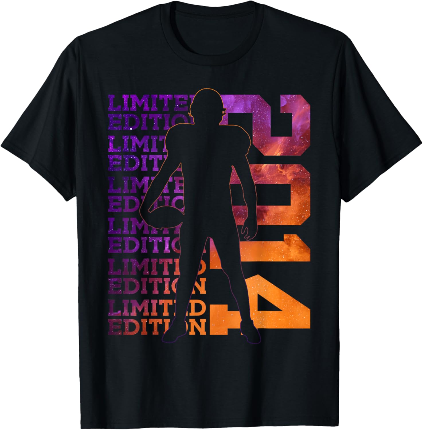Limited Edition 2014 Football 12TH Birthday T-Shirt - T-Shirt | Black