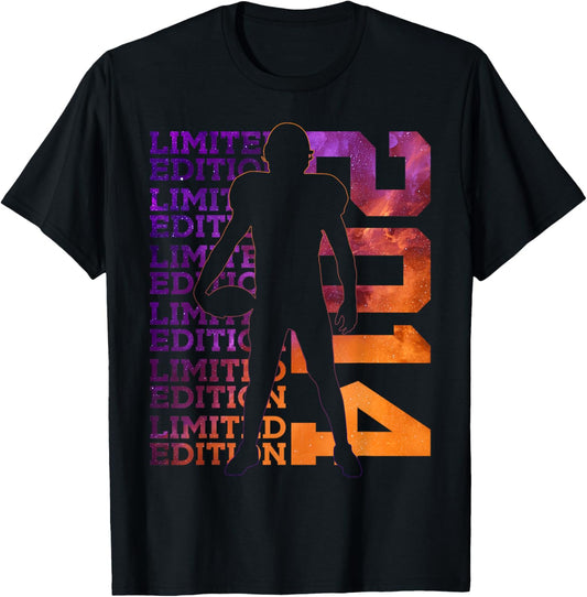 Limited Edition 2014 Football 12TH Birthday T-Shirt - T-Shirt | Black