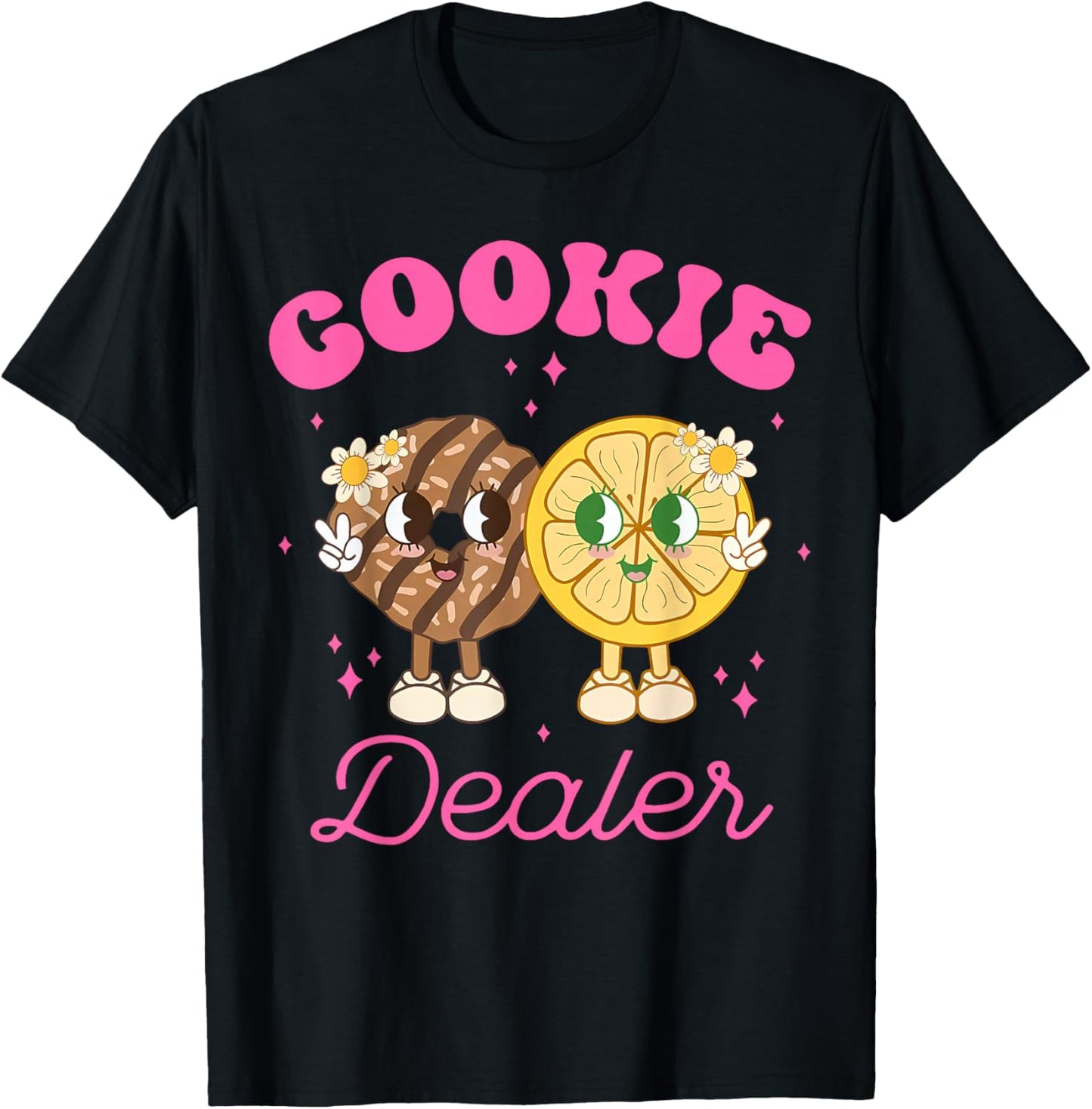 Cute Cookie Dealer Cookie Season Scout Cookie Kids Women T-Shirt - T-Shirt | Black