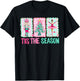 Preppy Nutcracker Ballet Dance Women Girls Christmas Tree T-Shirt - T-Shirt | Black