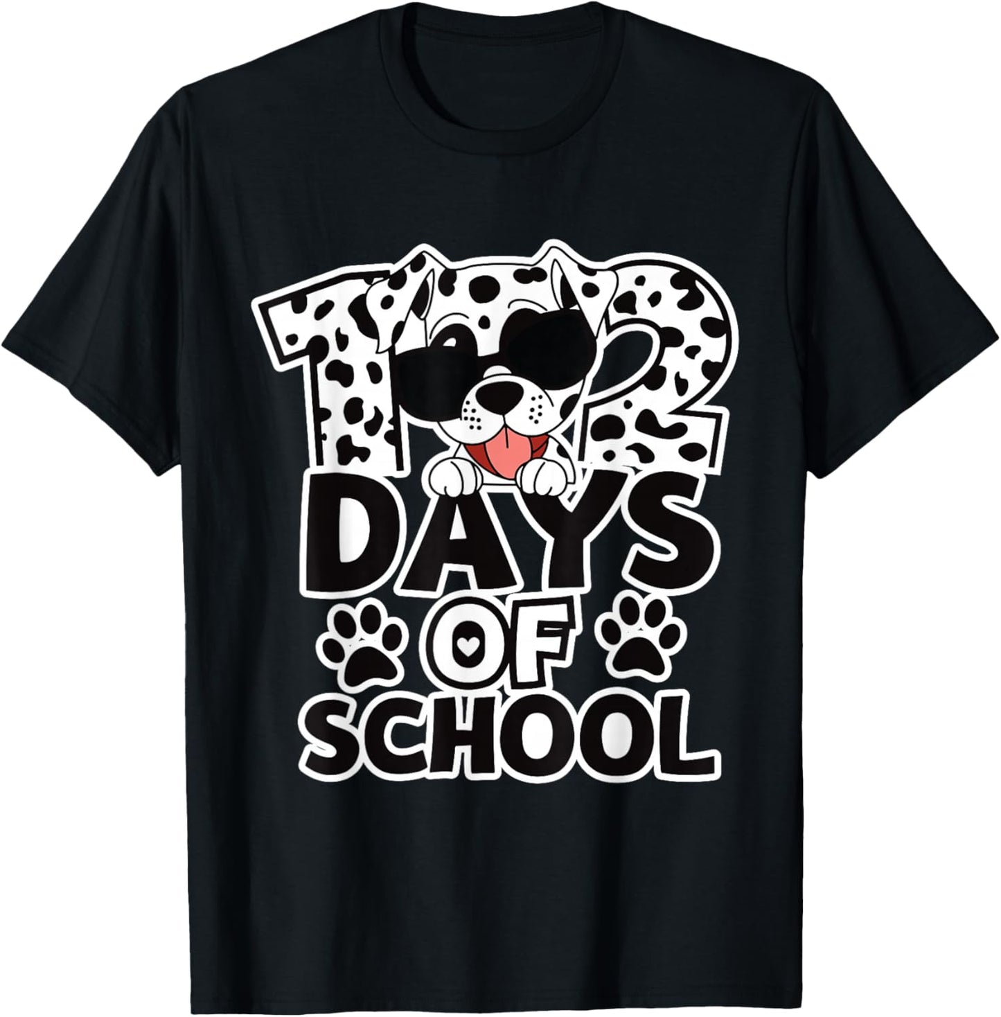 100 Days of School Dog Lover 102 Day of School for Boy Kids T-Shirt - T-Shirt | Black
