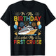 It's My Birthday and My First Cruise Birthday Celebration T-Shirt - T-Shirt | Black