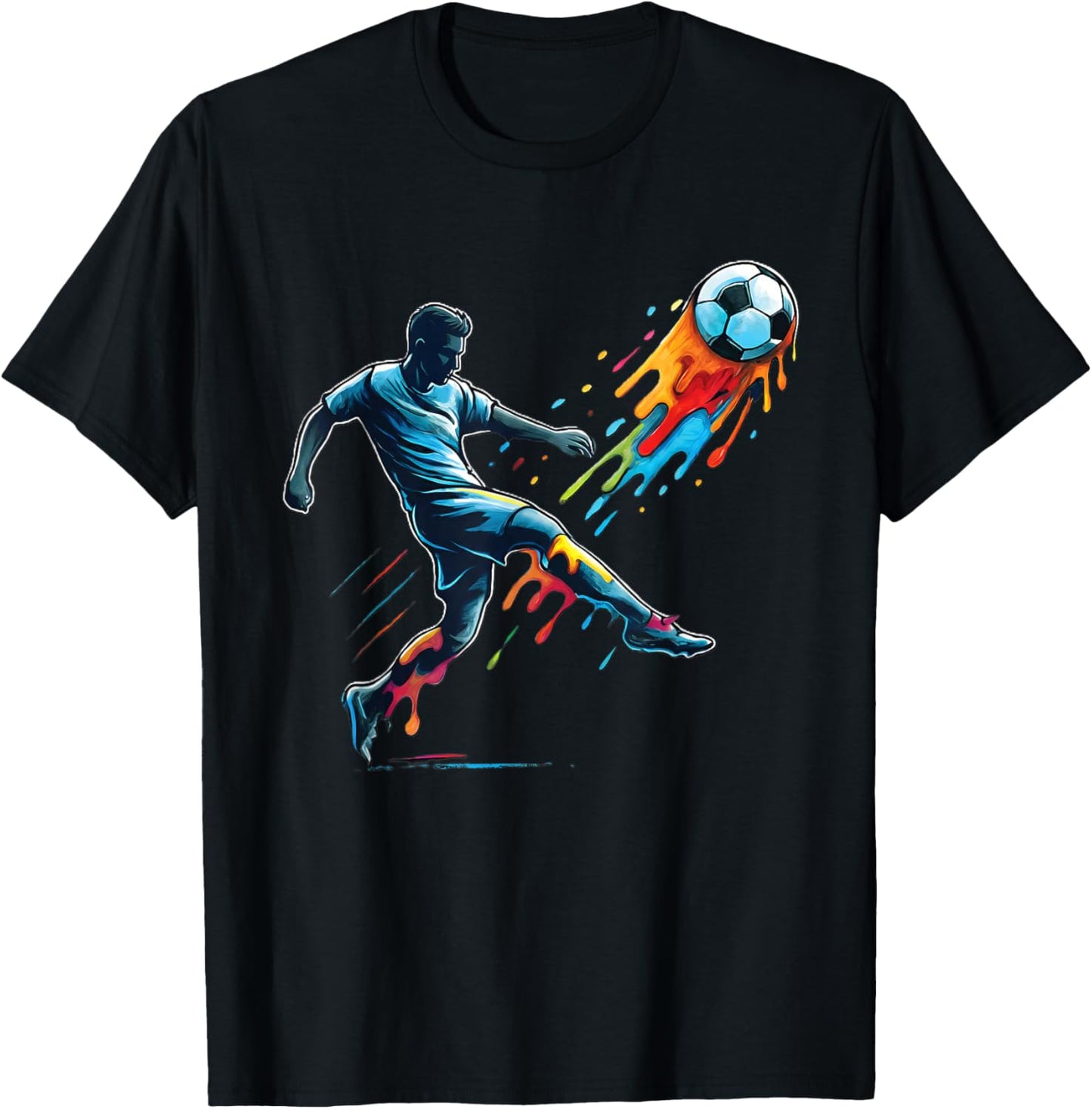 Soccer Drip Kids Youth Soccer T-Shirt - T-Shirt | Black