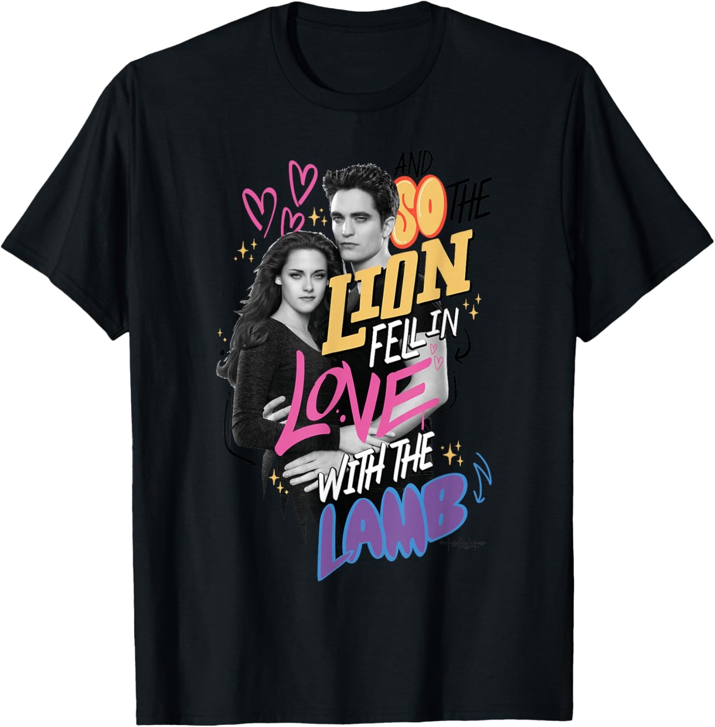 The Twilight Saga and So The Lion Fell in Love with The Lamb T-Shirt - T-Shirt | Black