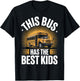 School Bus Driver Best Kids Yellow Bus T-Shirt - T-Shirt | Black