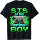 Sister of The Birthday Boy Matching Family Lil Sister T-Shirt - T-Shirt | Black