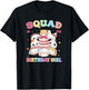 Birthday Family Squish Squad Squad of The Birthday Girl T-Shirt - T-Shirt | Black