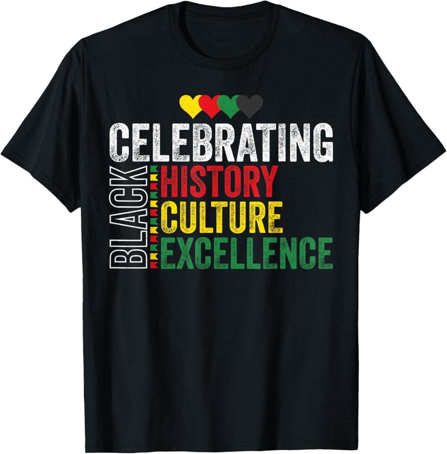 Celebrating Black History Month Afro African Men Women Kids T-Shirt - T-Shirt | Black