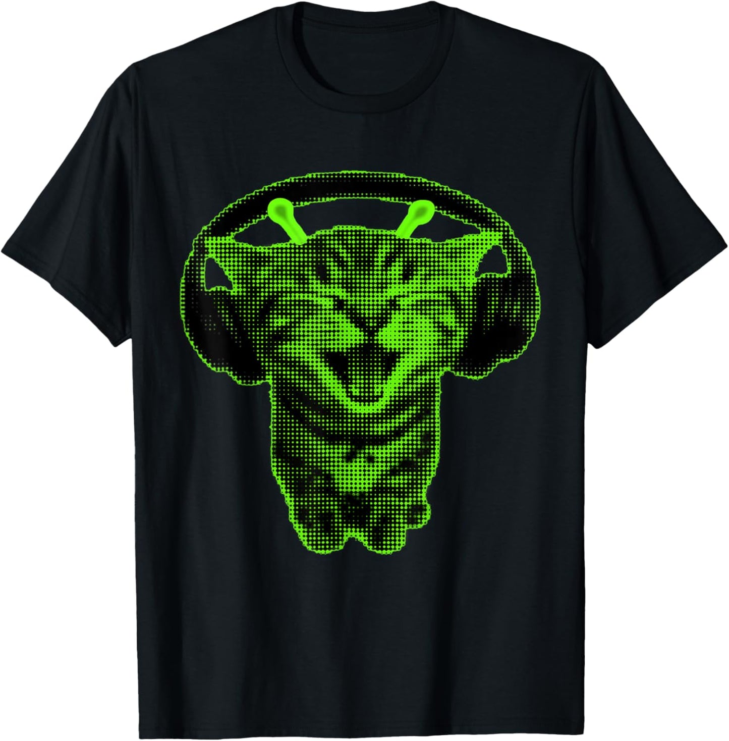 Vintage Space Kitty T-Shirt - T-Shirt | Black